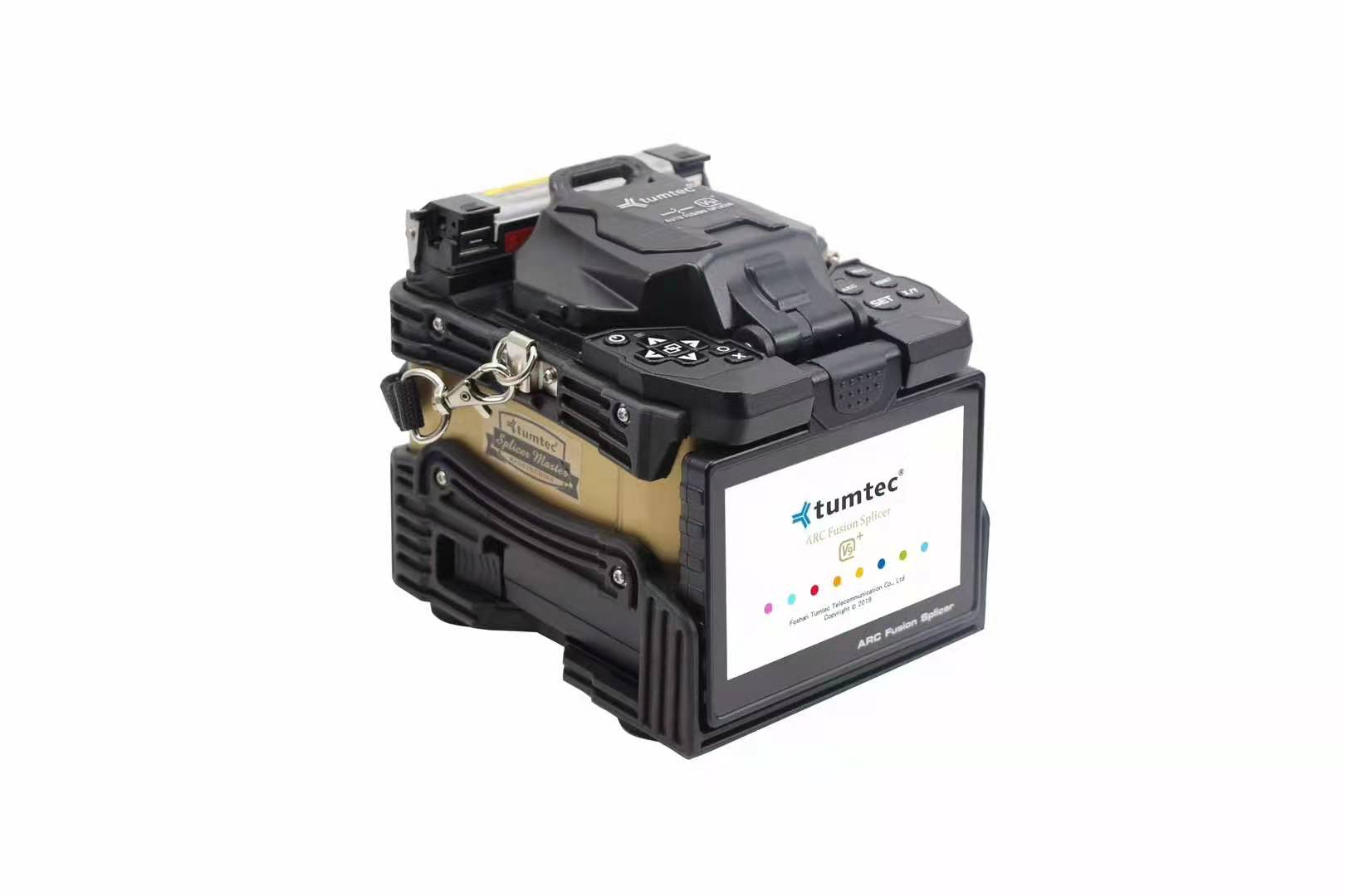 Tumtec V9+ fusion splicer for 100km distance network