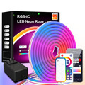 BT Music-Controlled WiFi Smart Silicone LED Neon Strip Lights for Wholesale1