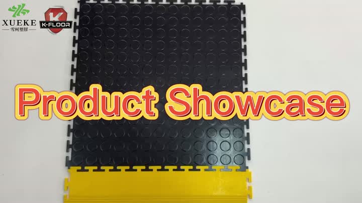 piso de garaje entrelazado de PVC