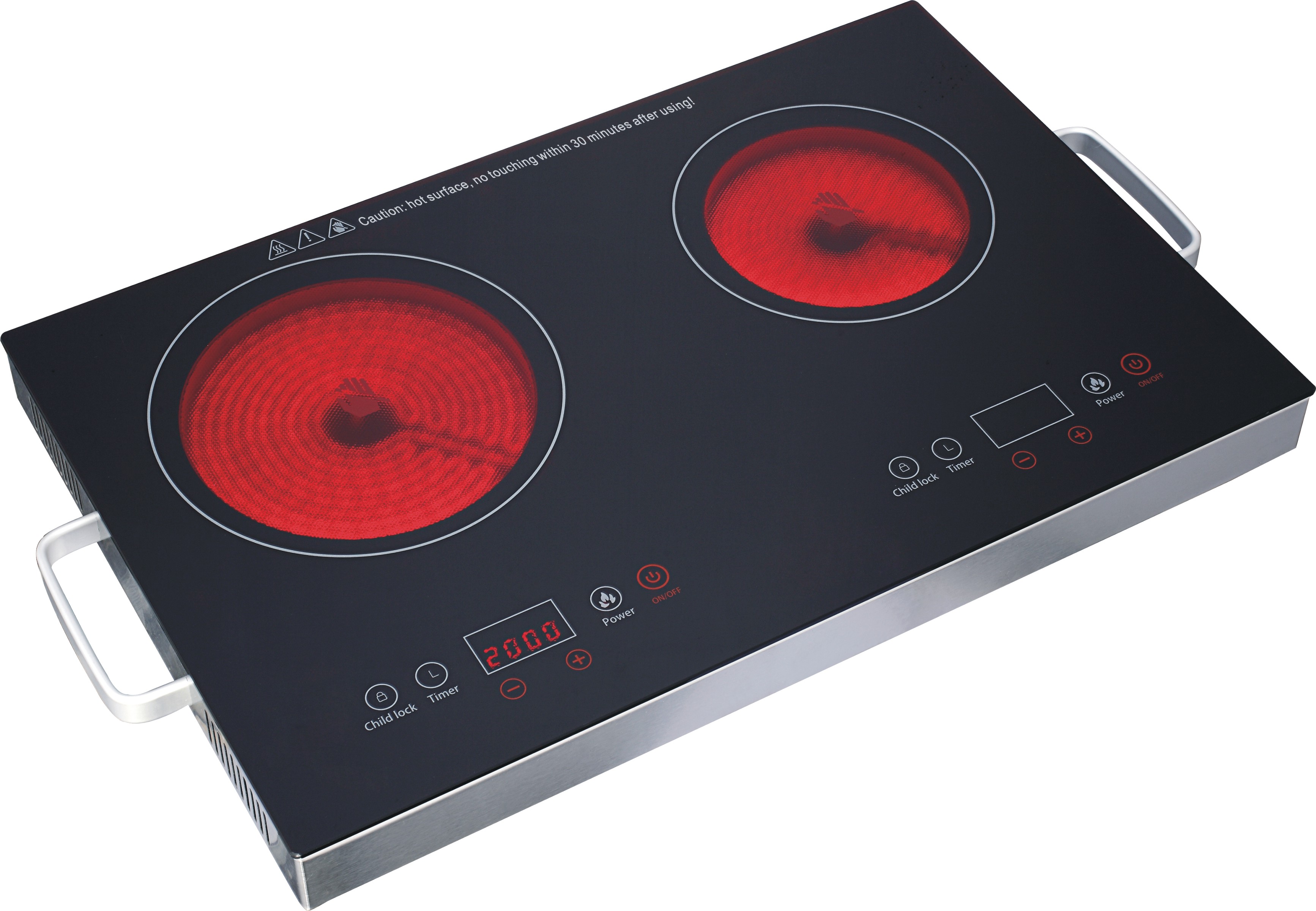 Double Ceramic Cooker with Sense Touch