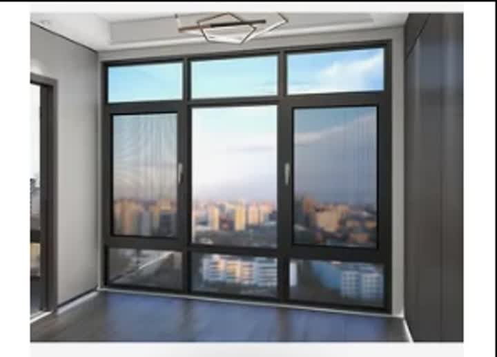 Glass sliding or folding door or window 