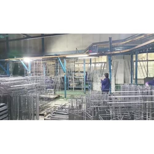 Display stand Electrostatic powder coating