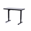 Electric Standing Desk with Dual Motors: Adjustable Height, Wooden/Glass Top for Ergonomic Office Work1