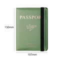 Travel Essentials: Lightweight Anti-Theft PU Leather Passport and Air Ticket Holder for Business and Leisure Travel1