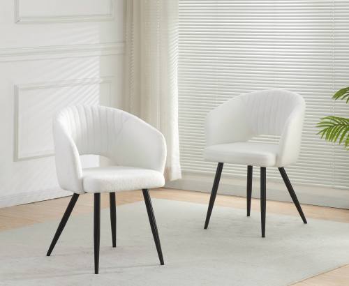 Clientes australianos Rave: la silla de comedor de boucle elegante combina la comodidad de la nube con estilo moderno