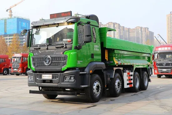 Kuasa Kuda Super Tinggi Shacman 8X4 430HP 27cbm Trak Sampah Belakang untuk Pengangkutan Perlombongan Berskala Besar1