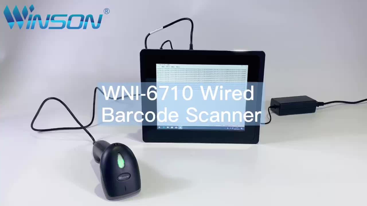 Winson New Product 1d 2d Barcode Reader Scanner de código de barras Fast Decoding1