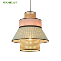 Bamboo and Rattan Pendant Lamp for Japanese Rural Style Interiors1