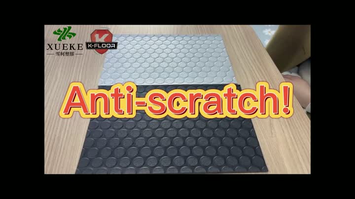 Prueba de rollitos de piso sin deslizamiento