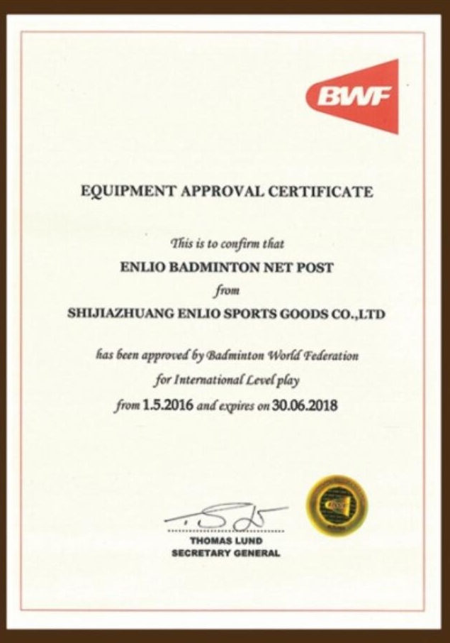 Certificate of net post