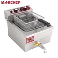 CE Certified Stainless Steel 14L Restaurant Counter-Top Corndog Chicken Potato Chips Deep Fryer1