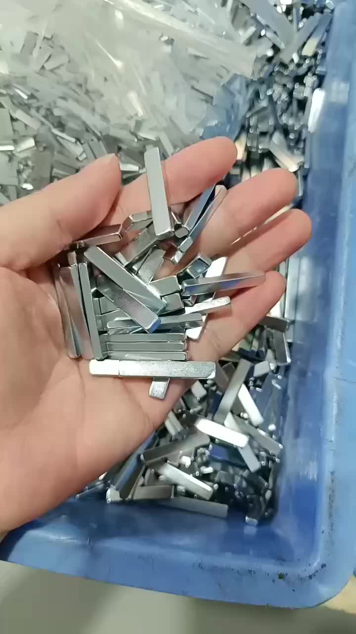 Square nickel plated magnet