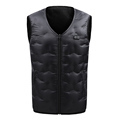 Zero Down Sleeveless Infrared Thermal Rechargeable Battery USB Men's Heating Jacket1