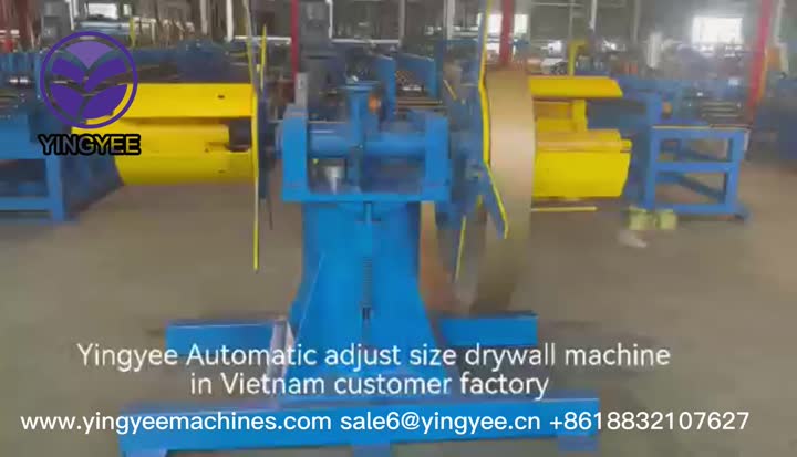 drywall machine in Vietnam customer factory