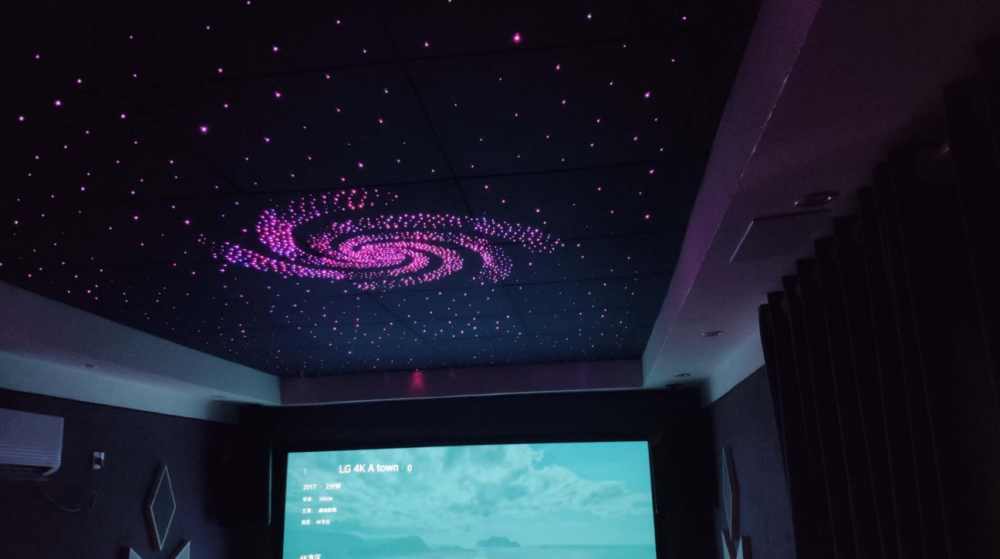 Starry Sky Polyester Ceiling Cinema Room