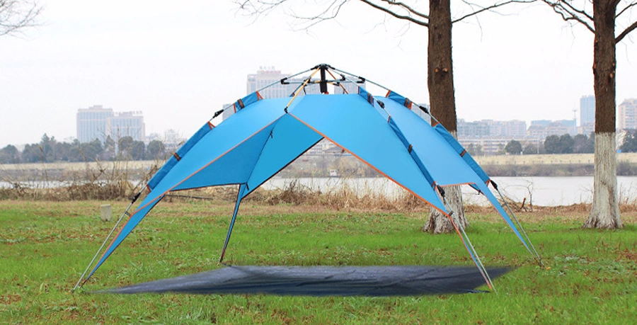 Fully Automatic Double Layer Spring 3-4 People Outdoor Beach Leisure Picnic Camping Tents