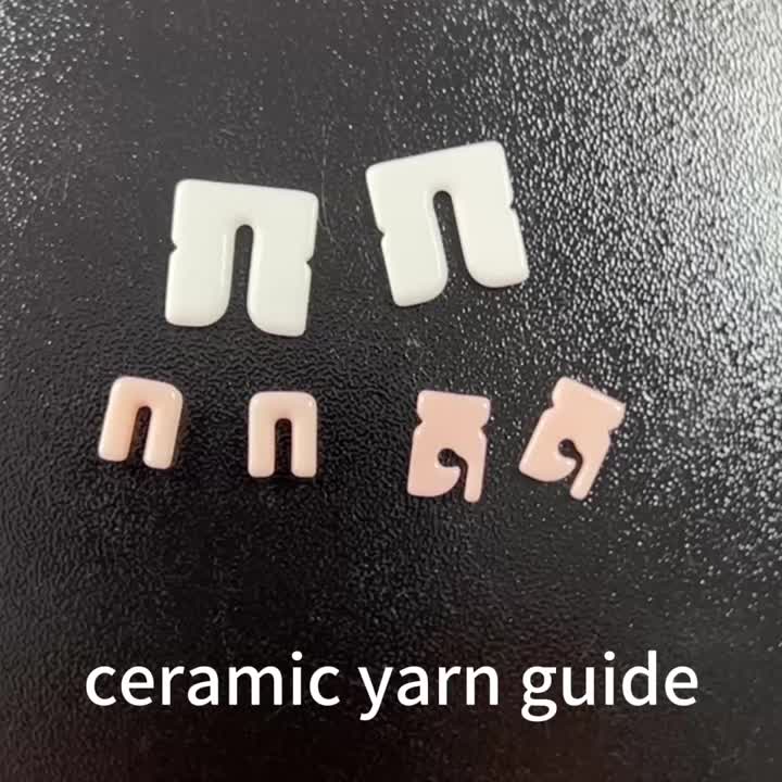 Textile ceramic guide