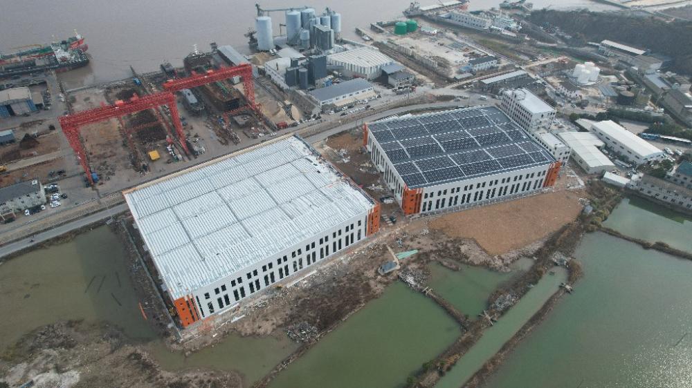 Top View Of The New Factory Workshop