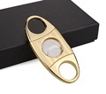 Custom Stainless Steel Double Blade Cigar Cutter1