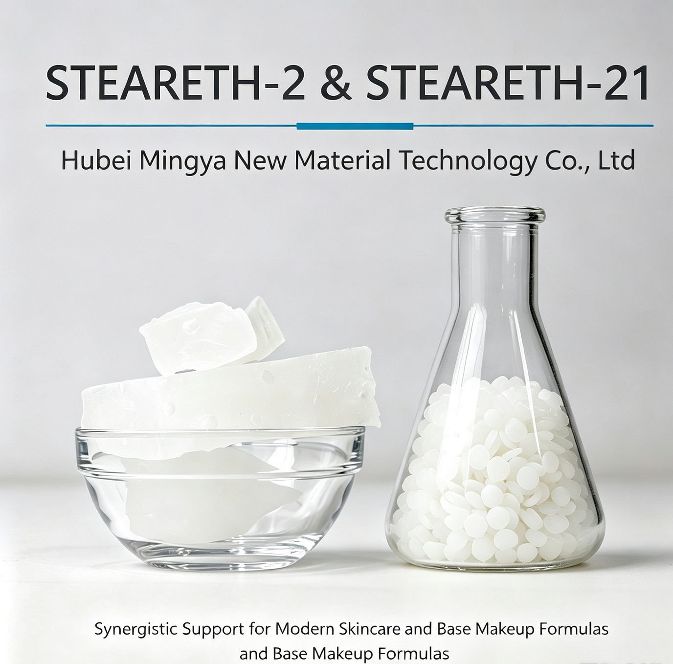 Steareth-2 and Steareth-21 Improve Oil in Water Emulsifier Systems