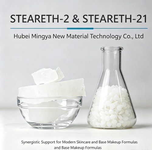 Steareth-2 and Steareth-21 Improve Oil in Water Emulsifier Systems