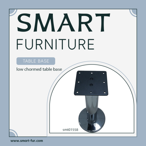 Bases de mesa de la serie Chrome: innovación pionera en la industria de muebles de exterior