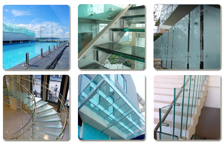 Triple bullet proof glass safety laminated glass for windows for house