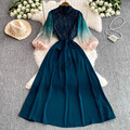 2025 New Style Star Gradient Dress for Women - Slimming Waist Banquet Evening Dress1