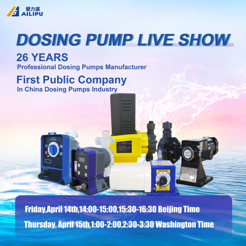 Welcome to our live stream and learn more about our metering pumps