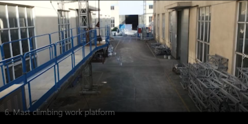 6. Mast climbing work platform