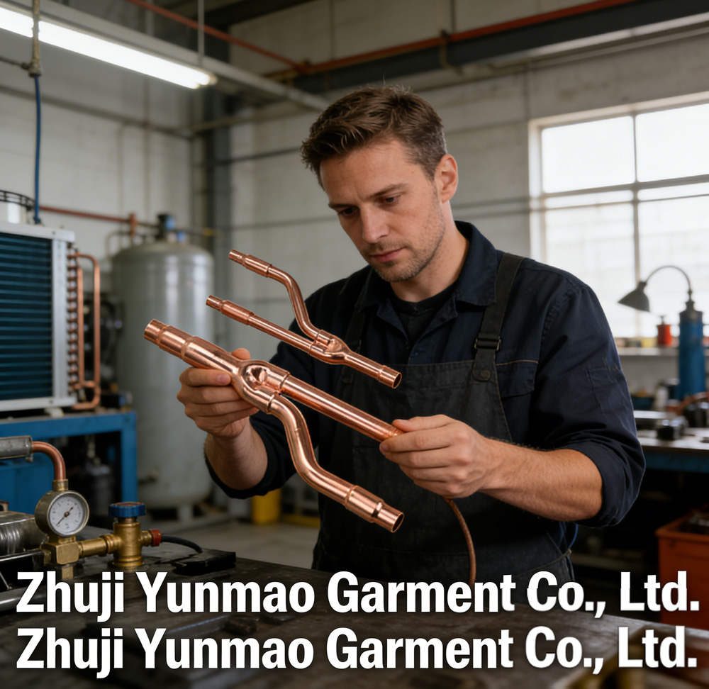 Copper Branch Pipe Fittings for HVAC and Refrigeration Systems