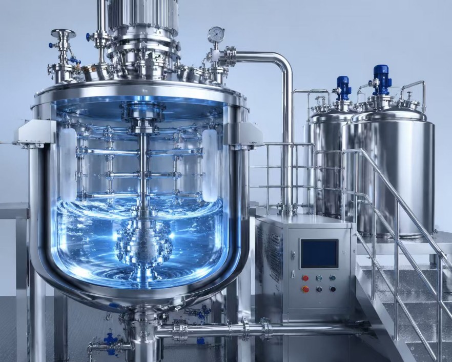 Estructura y principio de funcionamiento del emulsionante al vacío