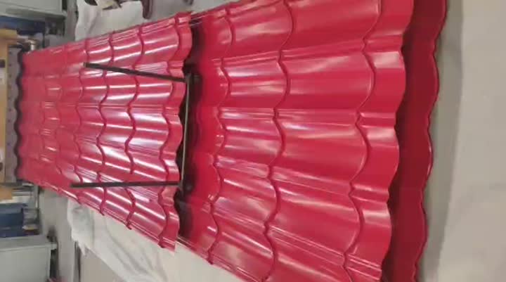 Red corrugated board processing