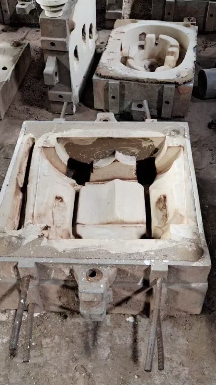 Stainless steel sand casting moulding making