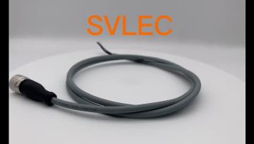 M12 female with cable