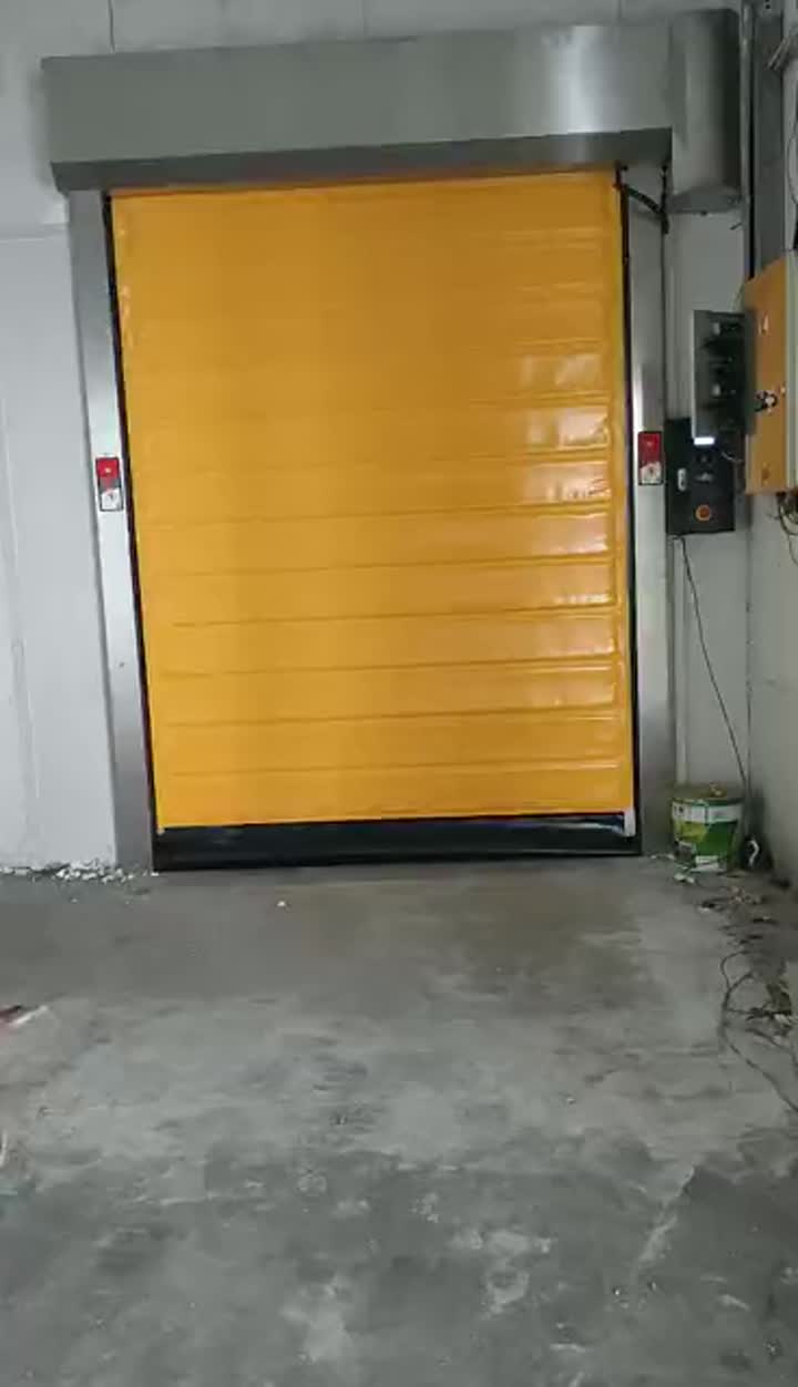 Loop sensor auto opening high speed door for freezer