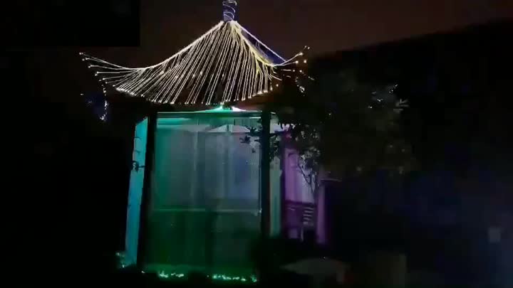 Fiber optic water curtain.mp4