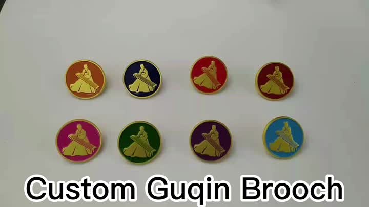 Reka bentuk guqin pin