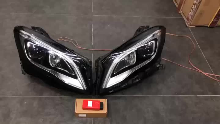 Atualização do farol da Mercedes CLA 250