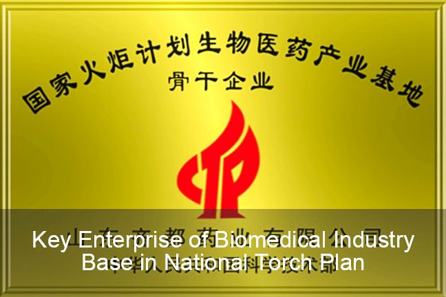 Key Enterprise of Biomedical Industry Base in National Torch Plan