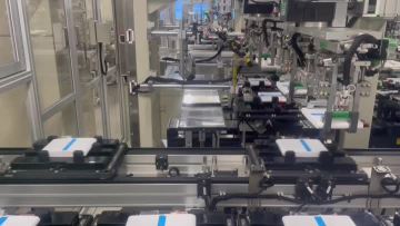 Pallet Handling System with belt conveyor
