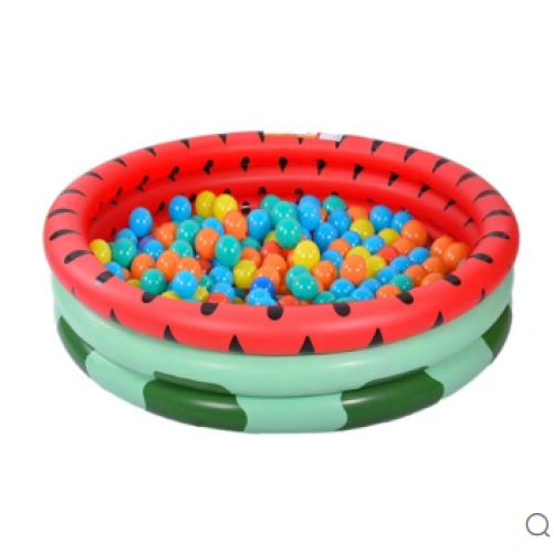 Spannend Summer essentiell: Déi populär Waassermelon inflatable Kanner Pool mat trloftable Kugelplack a Pool Beach