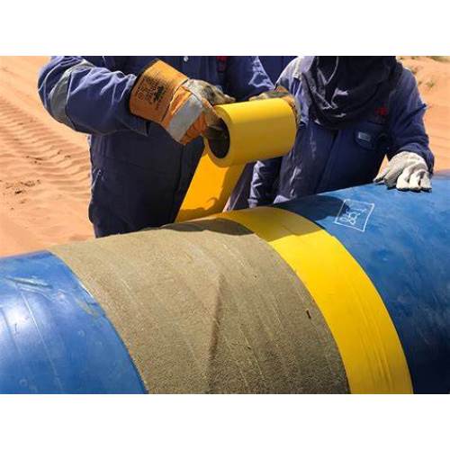 PVC outer wrap for pipe inner tape protection 