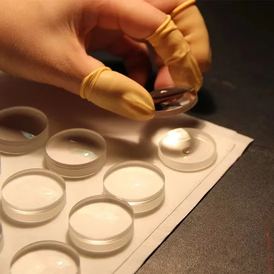 ปรับแต่งเลนส์ยางมะตอยที่มีความแม่นยำสูงแก้วถ่ายภาพแก้วทรงกลม 1 เลนส์ 1