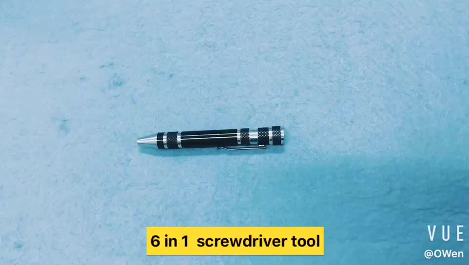 Promotional Gift Slotted Phillips Bit Set Pocket Portable Tool Precision Pen Screwdriver1