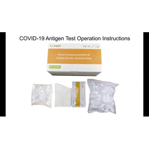 Coronavirus (COVID-19) Antigen Test Kit (Colloidal Gold)