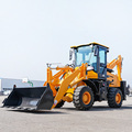 FREE SHIPPING Retro Excavadora CE Euro 5 EPA 4x4 Diesel Backhoe Loader1