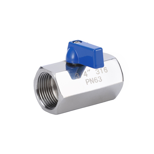 Chuma cha pua 304 1/2 inchi mini mpira valve