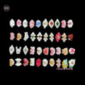 Toyoung Handmade Kawaii Nail Art Charms - 3D Acrylic Flower Stickers for Customized Decoration1