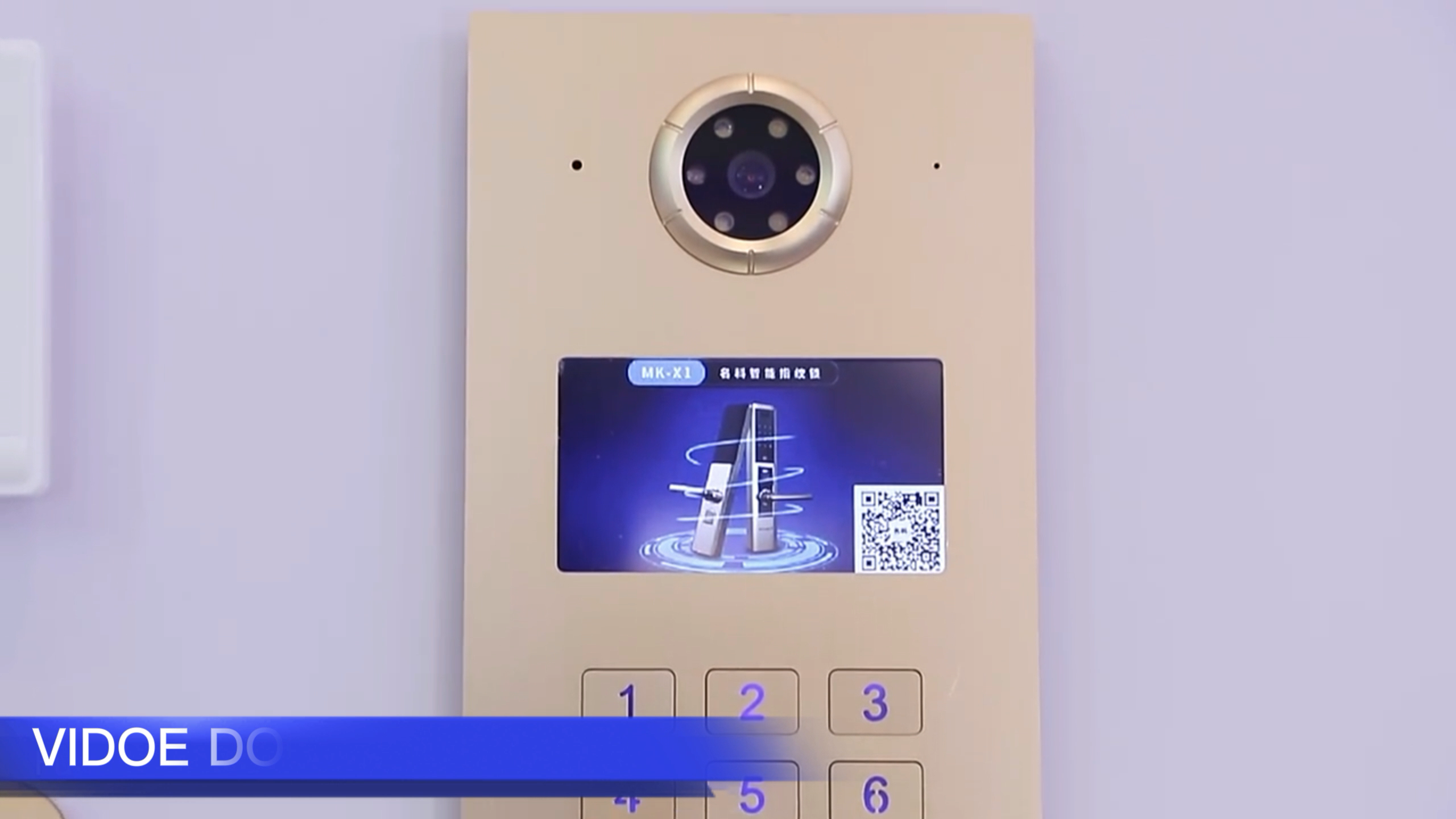 IP video intercom system for multi-apartments apartments doorbell high resolution screen visual doorbell1
